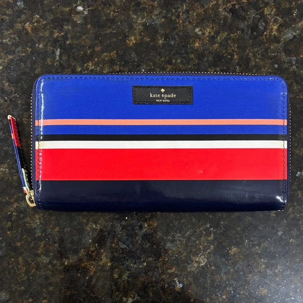 Kate Spade Daycation Tropical Stripe Wallet